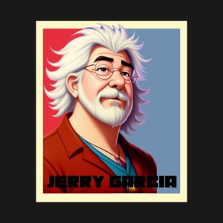 2D Jerry Garcia T-Shirt