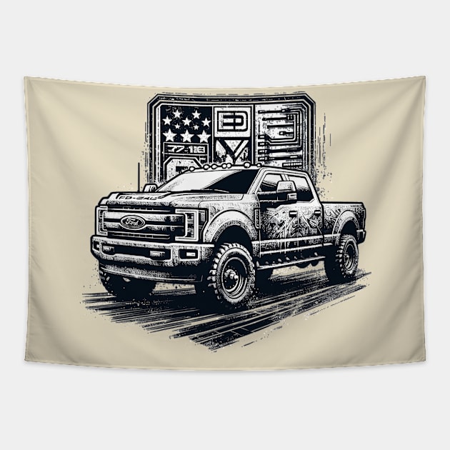 Ford F350 Tapestry by Vehicles-Art