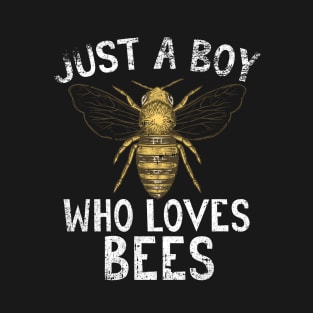 Just A Boy Who Loves Bees T-Shirt