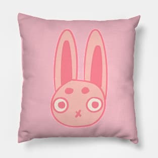 suspicious bunny Pillow