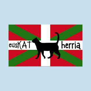 EusKAT Herria basque cat T-Shirt