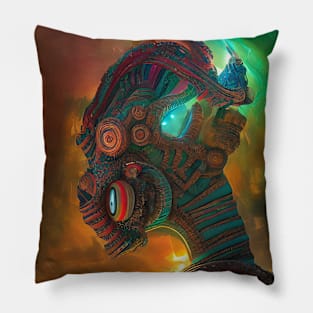 Neon Alien Pillow