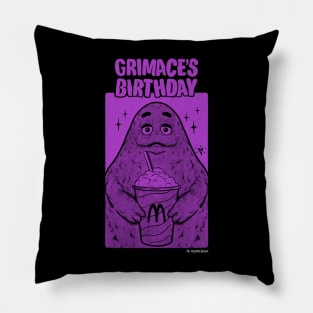 Grimace Birthday color Pillow