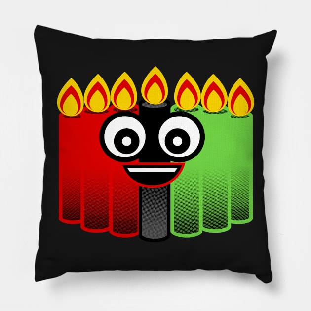 Happy Kwanzaa Ugly Sweater Tshirt Emoji Pillow by jaybeebrands