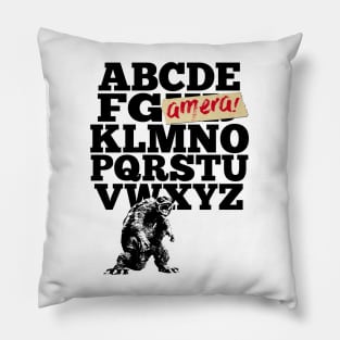 GAMERA - Kaiju alphabet Pillow