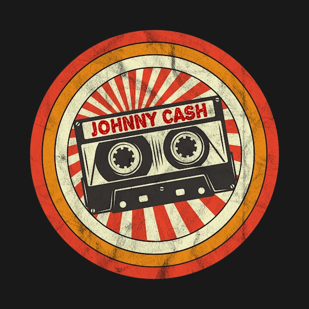 Johnny Proud Name Retro Cassette Vintage by Skeleton Red Hair