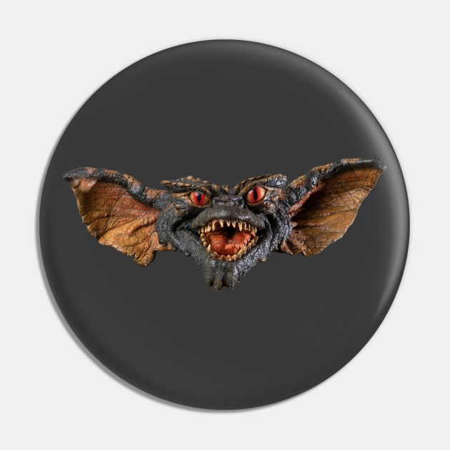 Screen Used Gremlins Movie Prop Head Pin by Gremlins Museum