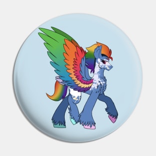 Captain Rainbow Dash Pin