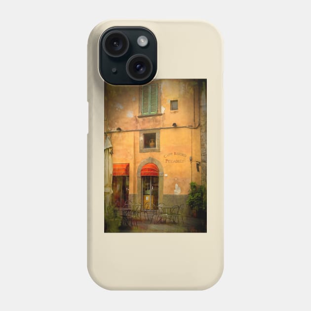 Artistic Caffe Ristoro Piccadilly, Pisa Phone Case by Violaman