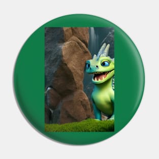 Green Dragons Meadow Pin