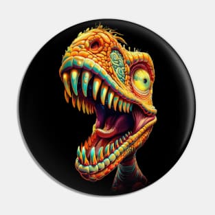 Psychedelic Predator Pin