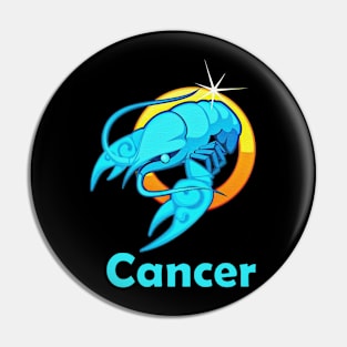 Cancer zodiac sign Pin