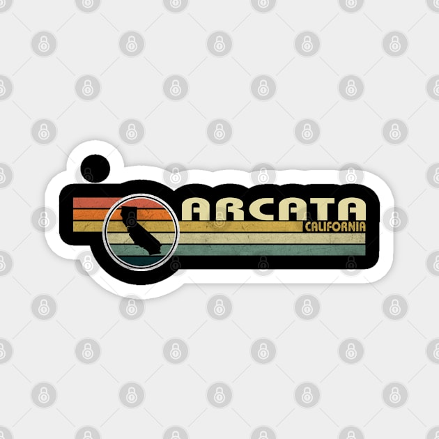 Arcata California Vintage 1980S Style Magnet by LuLiLa Store