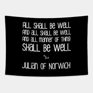 All Shall Be Well Julian of Norwich Medieval Inspiration Tapestry