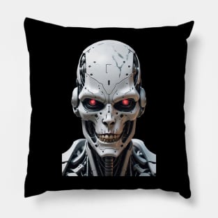 Killer Cyborg Head Pillow