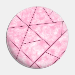 Stylish Pink Pattern Pin