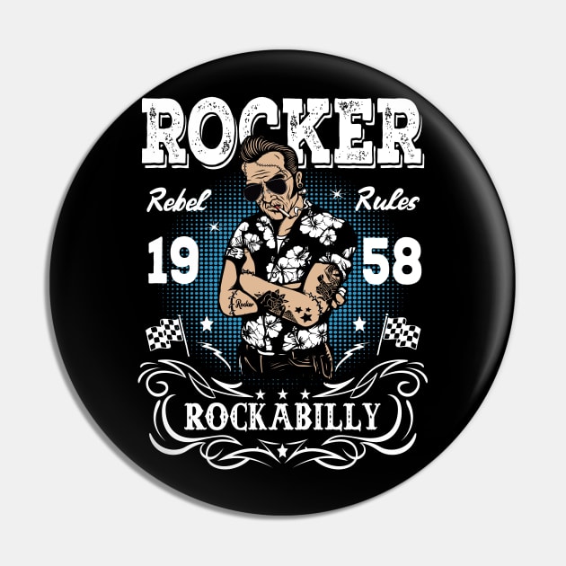 Rocker 1958 Pin by yukiotanaka