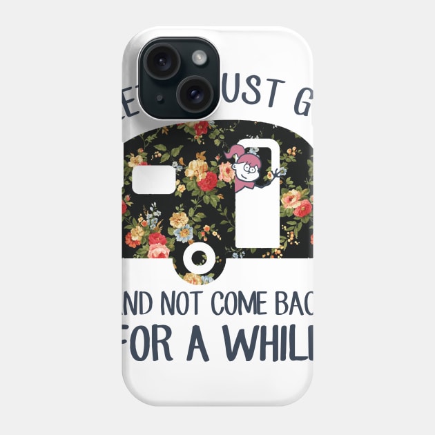 Caravan Lifestyle: Let's Just Go Phone Case by POD Anytime