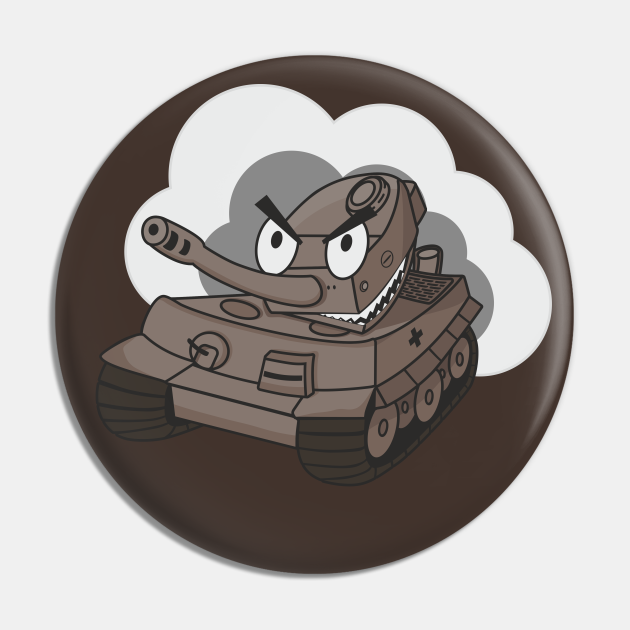 Cartoon German tank Panzer 6 Cartoon German tank Panzer 6