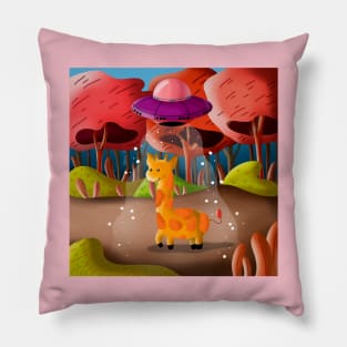 Giraffe Extinction Pillow