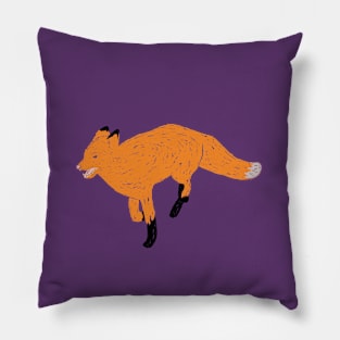 Running Fox Pillow