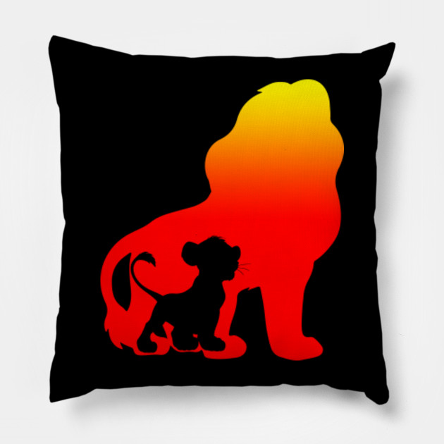 Simba and Mufasa - Simba - Pillow | TeePublic