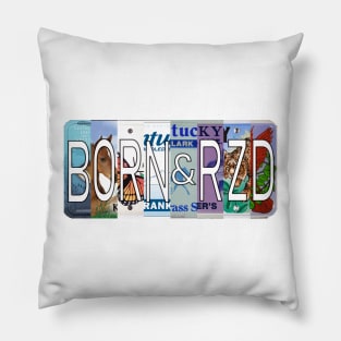 Kentucky Born and Raised Pillow