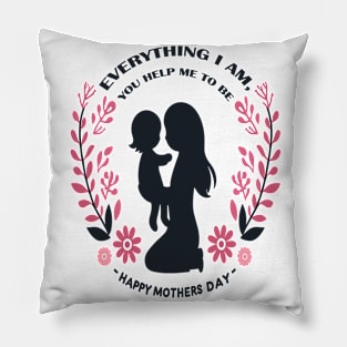 Mother's Guiding Silhouette Pillow