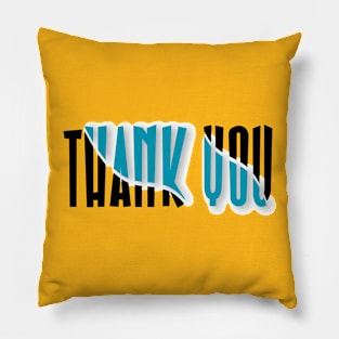 Thank You Lettering With Shadow Pillow