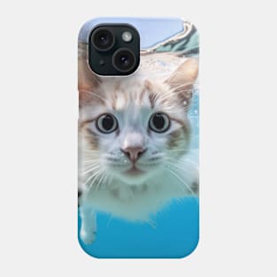 Cat Pet Animal Fun Playing Water Outdoor Phone Case