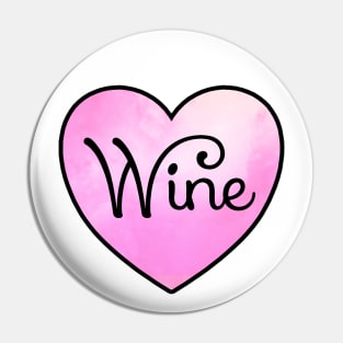 Wine Heart Pin