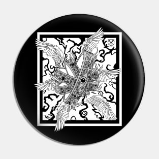 Bible Accurate Angel: Square Variant Pin