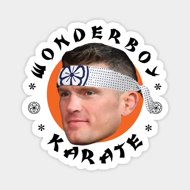 Stephen Thompson Wonderboy Karate Magnet by SavageRootsMMA