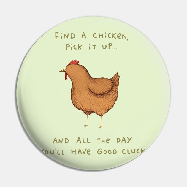 Good Cluck Pin by Sophie Corrigan