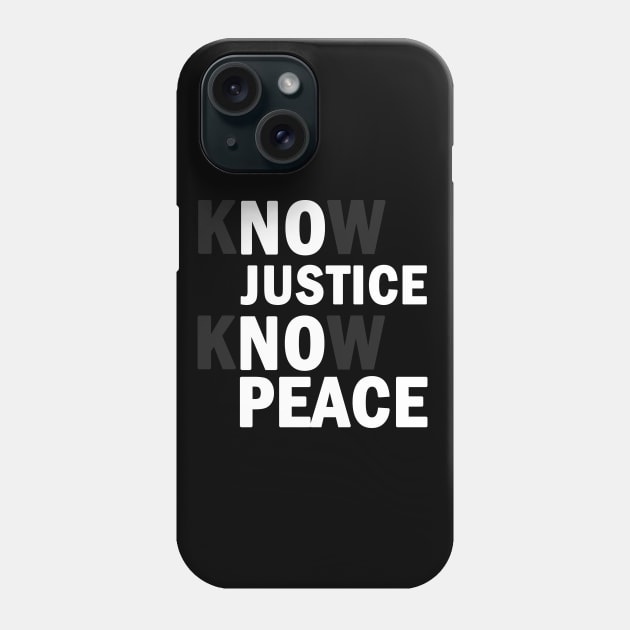 No justice No peace Phone Case by valentinahramov