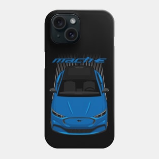 Ford Mustang Mach E SUV - Grabber Blue Phone Case