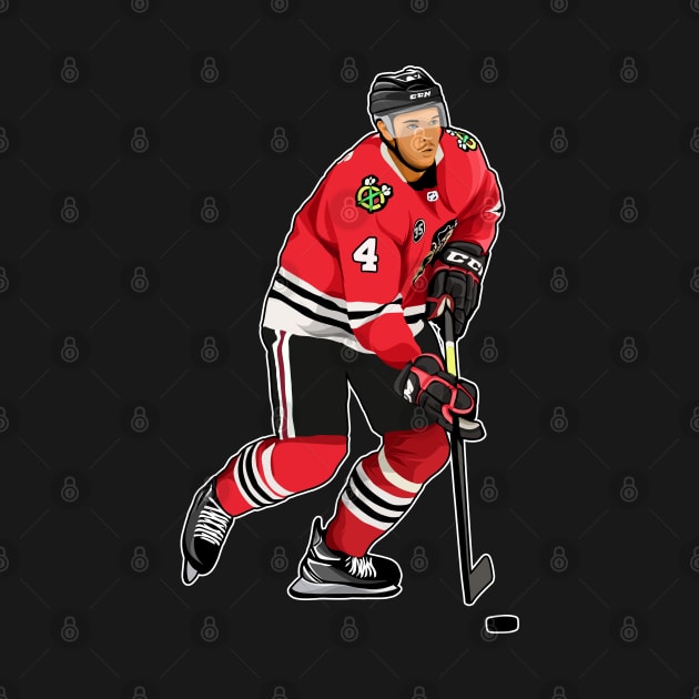 Seth Jones #4 Skates by GuardWall17