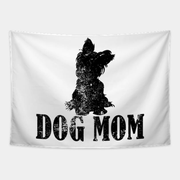 Yorkie Dog Mom Tapestry by AstridLdenOs