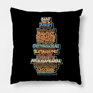 Rap Legends. Funky Design. Hip hop Allstars 90´s. Pillow