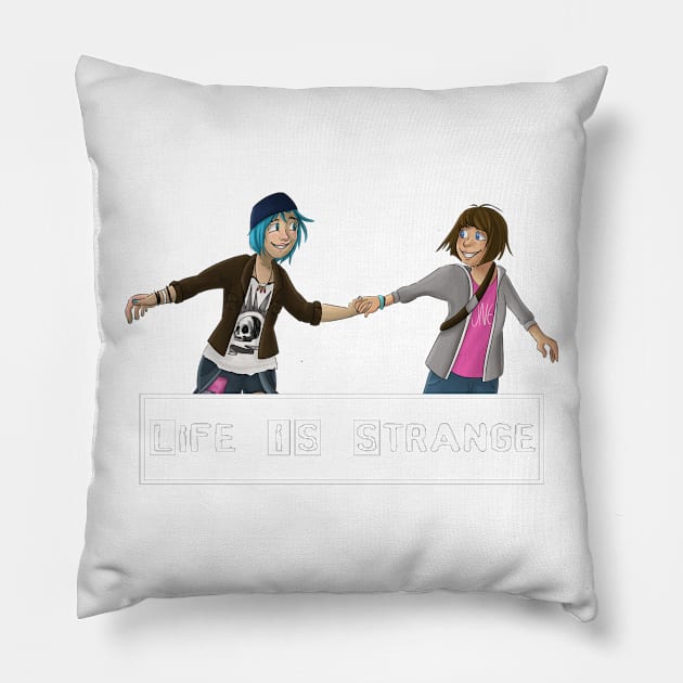 Life is Strange: Partners in Crime Pillow by Michelle Rakar