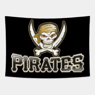 Pirates Sports Logo Tapestry