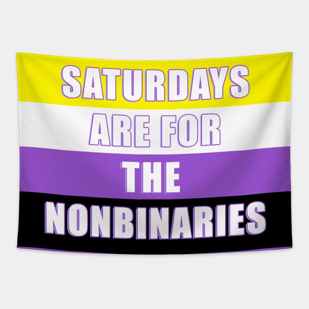 SATURDAYS ARE FOR THE NONBINARIES! Tapestry by Angsty-angst