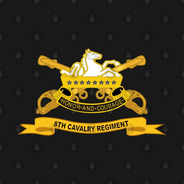 8th Cavalry Regiment w Br - Ribbon by twix123844