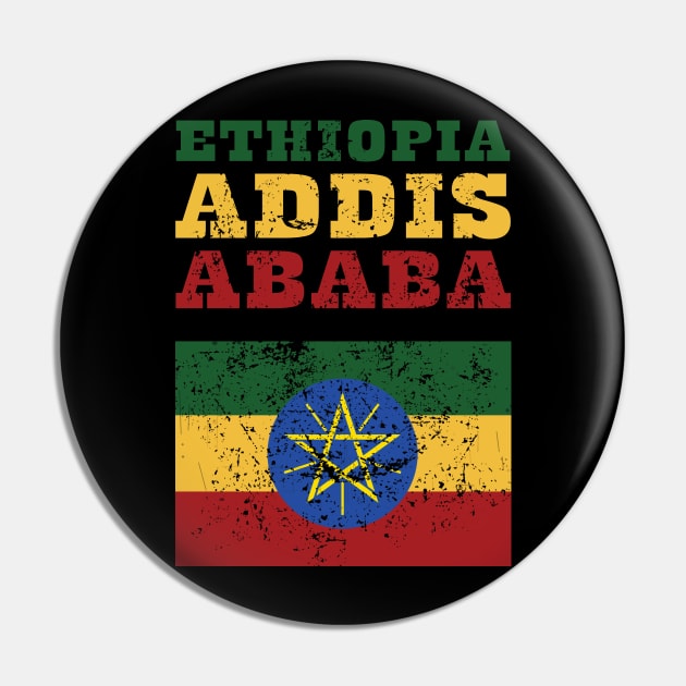 Flag of Ethiopia Pin by KewaleeTee