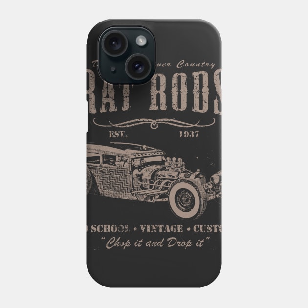 Delaware River Country Rat Rods Phone Case by celtichammerclub