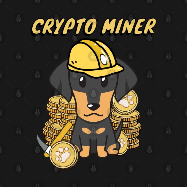 Funny Dachshund is a Crypto Miner by Pet Station