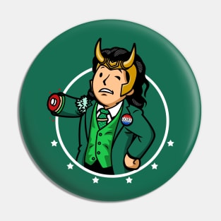 Funny Cute Tv Show Comic Villain Gift Gamer Mascot Mashup Pin