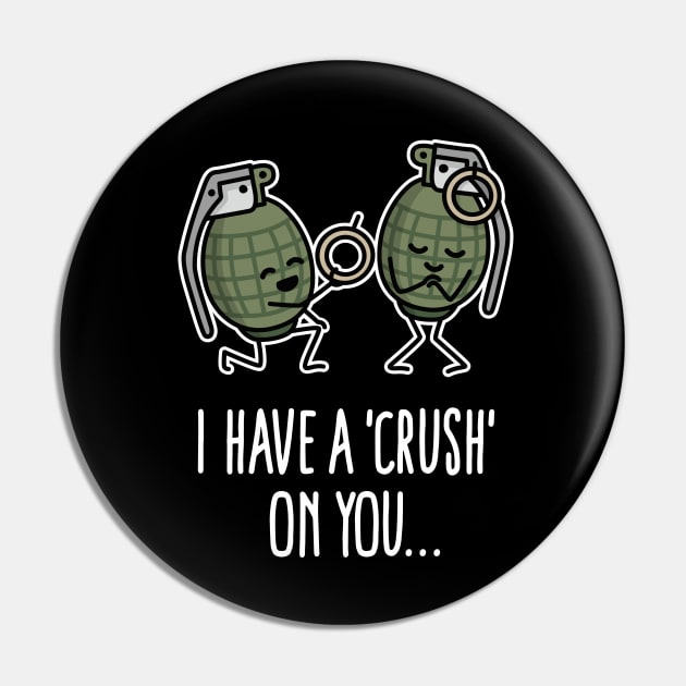 I have a crush on you army hand grenade wedding proposal Pin by LaundryFactory