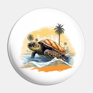 Green Sea Turtle Pin