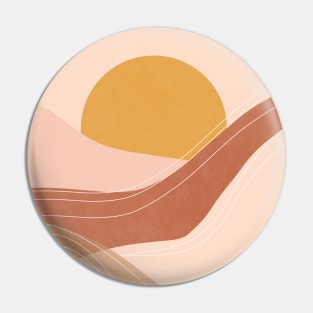 Abstract bohemian sunset painting 3.3 Pin